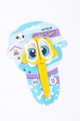 Ножиці дитячі, 13 см, пластикові ручки з гумовими вставками